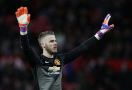 D. De Gea: „Tikiuosi, kad „Man Utd“ gretose būsiu dar labai ilgai“