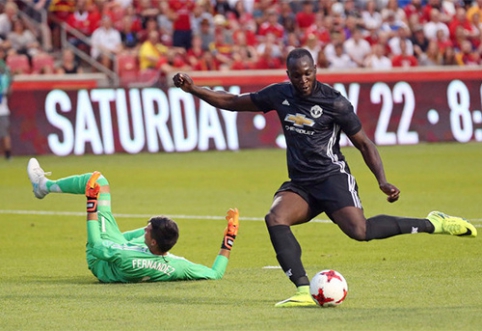 R.Lukaku atidarė įvarčių sąskaitą "Man Utd" ekipoje (VIDEO)