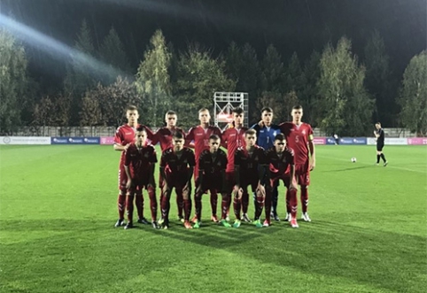 U-17 rinktinė išvengė sutriuškinimo prieš austrus