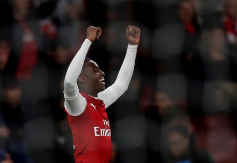 "Arsenal" jaunuolio E. Nketiah dublis tapo istoriniu