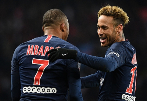 "Ligue 1" lyderių dvikovoje triumfavo PSG