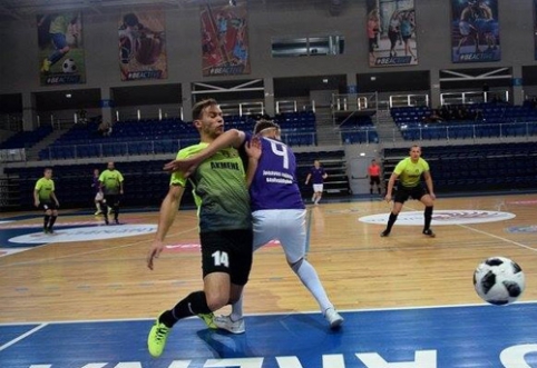 Futsal A lygoje „Akmenė“ namuose įveikė „Vikingus“