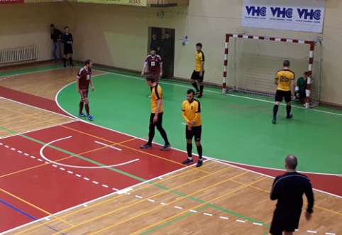 Vilniaus derbis Futsal A lygoje pasibaigė lygiosiomis