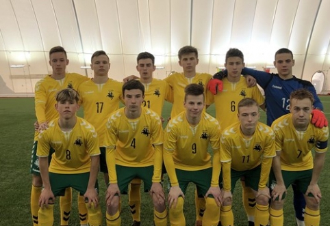 U-17 rinktinė antrą kartą nugalėjo Baltarusiją