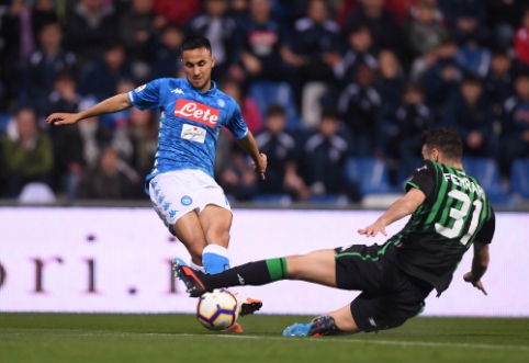 "Serie A": "Napoli" vėl prarado taškus, "Fiorentina" ir "Lazio" sužaidė lygiosiomis