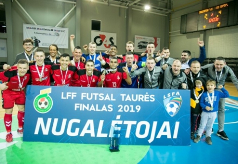 LFF Futsal taurėje triumfavo "Vyčio" futbolininkai