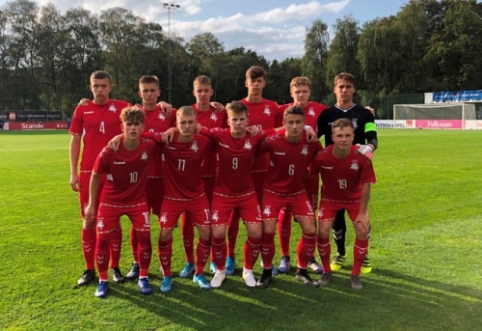 U-17 rinktinė atsidūrė po danų kojomis