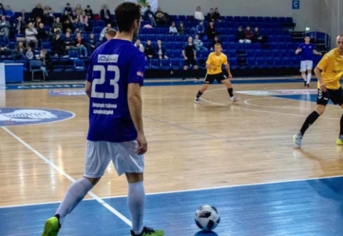 Futsal: lygos naujokų ir prizininkų akistata pasibaigė lygiosiomis