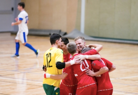 Lietuvos futsal rinktinė nugalėjo Estiją