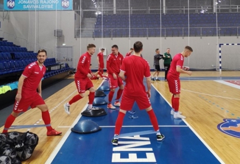 J. Ryvkinas paskelbė galutinį Lietuvos futsalo rinktinės žaidėjų sąrašą