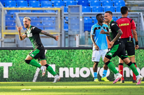 Duobėje esanti „Lazio“ ekipa turėjo pripažinti „Sassuolo“ pranašumą