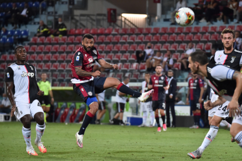 „Cagliari“ namuose palaužė „Juventus“ ekipą