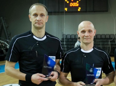 Lietuvos teisėjai vadovaus Europos futsal čempionato atrankos rungtynėms