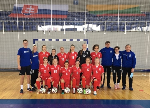 Moterų Futsal rinktinė Jonavoje rungsis Europos čempionato atrankos turnyre