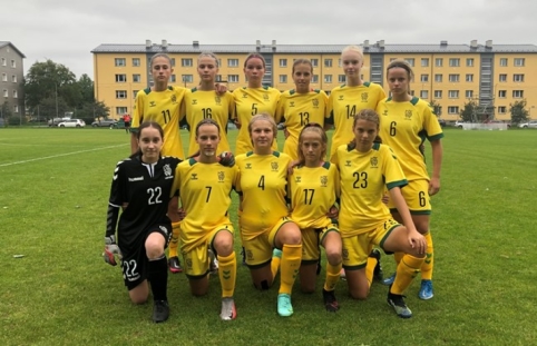 Lietuvos merginų U-15 rinktinė įveikė farerietes