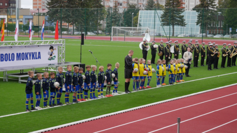 Atidaryta atnaujinta Klaipėdos futbolo mokykla