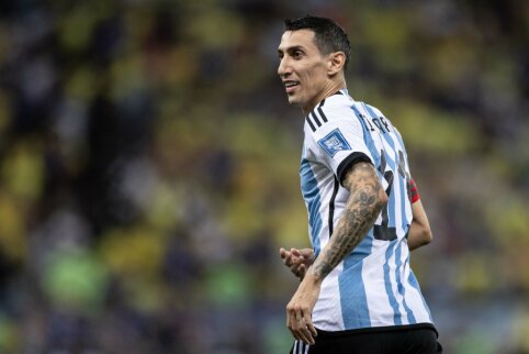 A. Di Maria po kitų metų „Copa America“ turnyro baigs karjerą Argentinos rinktinėje