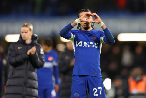 Londono „Chelsea“ rungtynių pabaigoje išplėšė pergalę prieš „Crystal Palace“