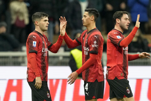 „AC Milan“ minimaliu rezultatu įveikė „Sassuolo“ klubą