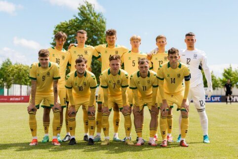 Vaikinų U21 rinktinė Baltijos turnyre Estijoje liko ketvirta
