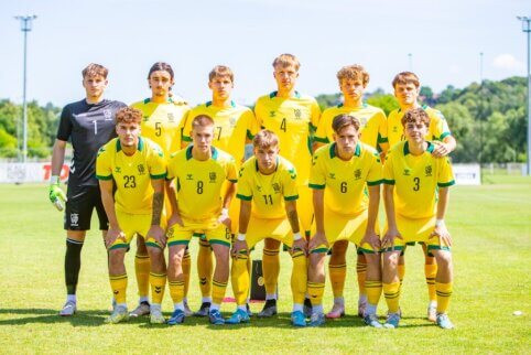 U19 rinktinė Baltijos taurės turnyre pralaimėjo latviams