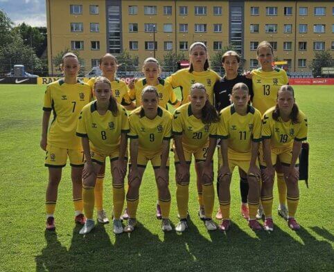 Merginų U17 rinktinė Baltijos taurėje pralaimėjo estėms