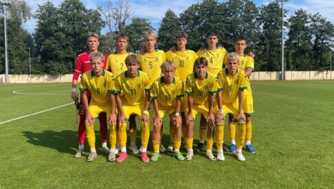 U16 rinktinė išvengė sutriuškinimo prieš Estiją