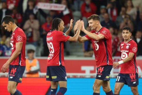 Istorinis momentas Prancūzijos futbole: „Lille“ tapo ketvirta „Ligue 1“ komanda Čempionų lygoje