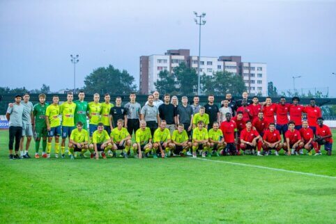 Jonavos stadione šėlo „TOPsport Pirmos lygos“ žvaigždės