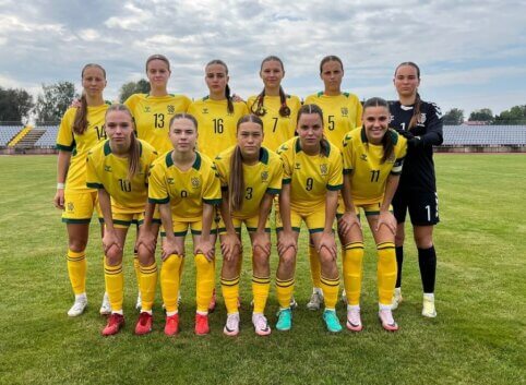 Merginų U19 rinktinė pasirodymą Baltijos taurėje baigė nesėkme