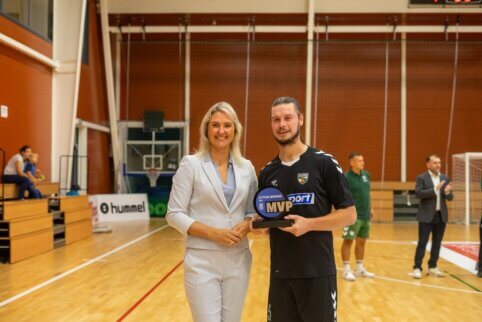 LFF futsal supertaurės MVP: „Smagu sezoną pradėti laimėjimu, bet čia – tik pradžia“