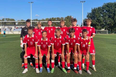 Vaikinų U15 rinktinė baigė pasirodymą UEFA „Development“ turnyre