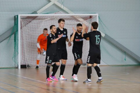 TOPsport futsal A lyga: užtikrintos favoritų pergalės