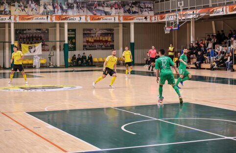 Futsal A lyga: du lyderiai ir savo žaidimo neatrandantys akmeniškiai