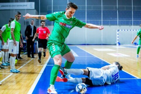 TOPsport futsal A lyga: atkakli centrinė dvikova Kaune