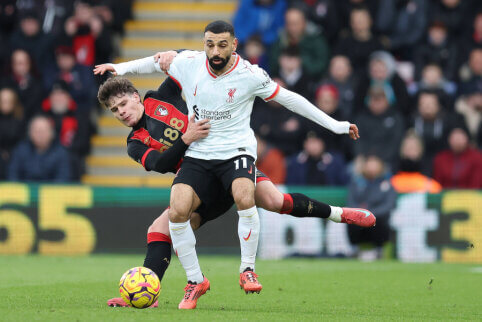 „Liverpool“ išvykoje palaužė „Bournemouth“, „Fulham“ tėškė antausį „Newcastle“ ekipai