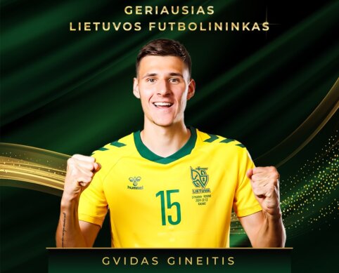 Kaune įvertinti ir apdovanoti 2024-ųjų Lietuvos futbolo laureatai: geriausiu pripažintas G. Gineitis