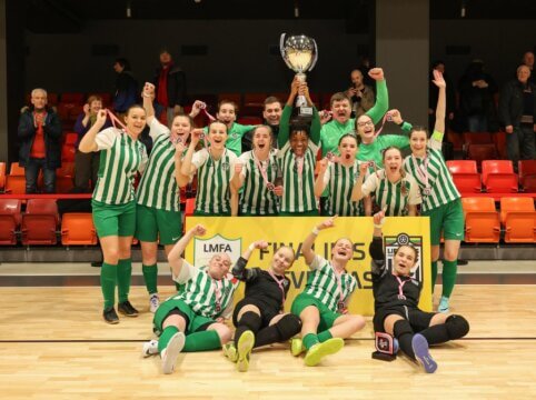 Moterų futsal čempionatą vainikavo baudinių drama ir vilniečių triumfas