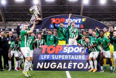 Baudinių serijoje laimėjęs „Žalgiris“ triumfavo TOPsport LFF supertaurėje