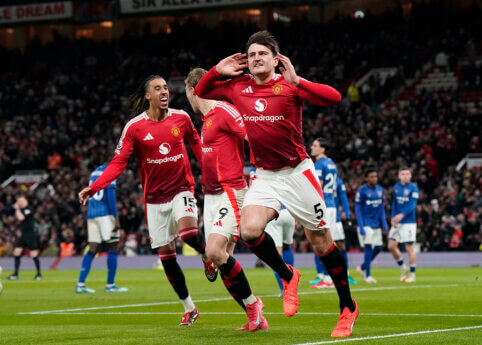 Mažumoje likusią „Man Utd“ ekipą gelbėjo H. Maguire'as