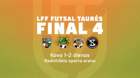 Savaitgalį Radviliškyje paaiškės LFF futsal taurės laimėtojai