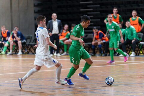 TOPsport futsal A lygoje finalo ir mažojo finalo serijos startavo įspūdingomis dramomis