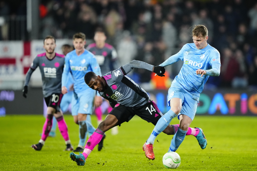 „Leicester“ ir „Marseille“ nesunkiai žengė į Konferencijų lygos aštuntfinalį